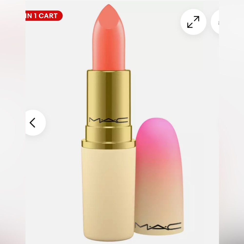 💞HOST PICK💞 MAC Satin Lipstick in Peachy New Year - BNIB, LE, Rare, Discontinued